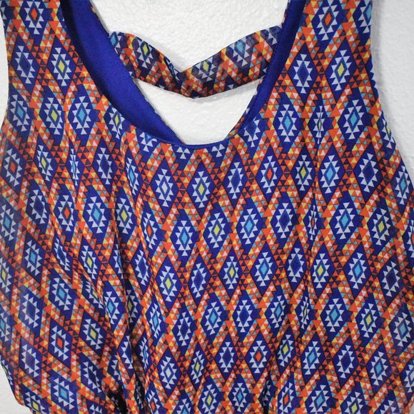 Patterned Mini Dress - Picture 4 of 5